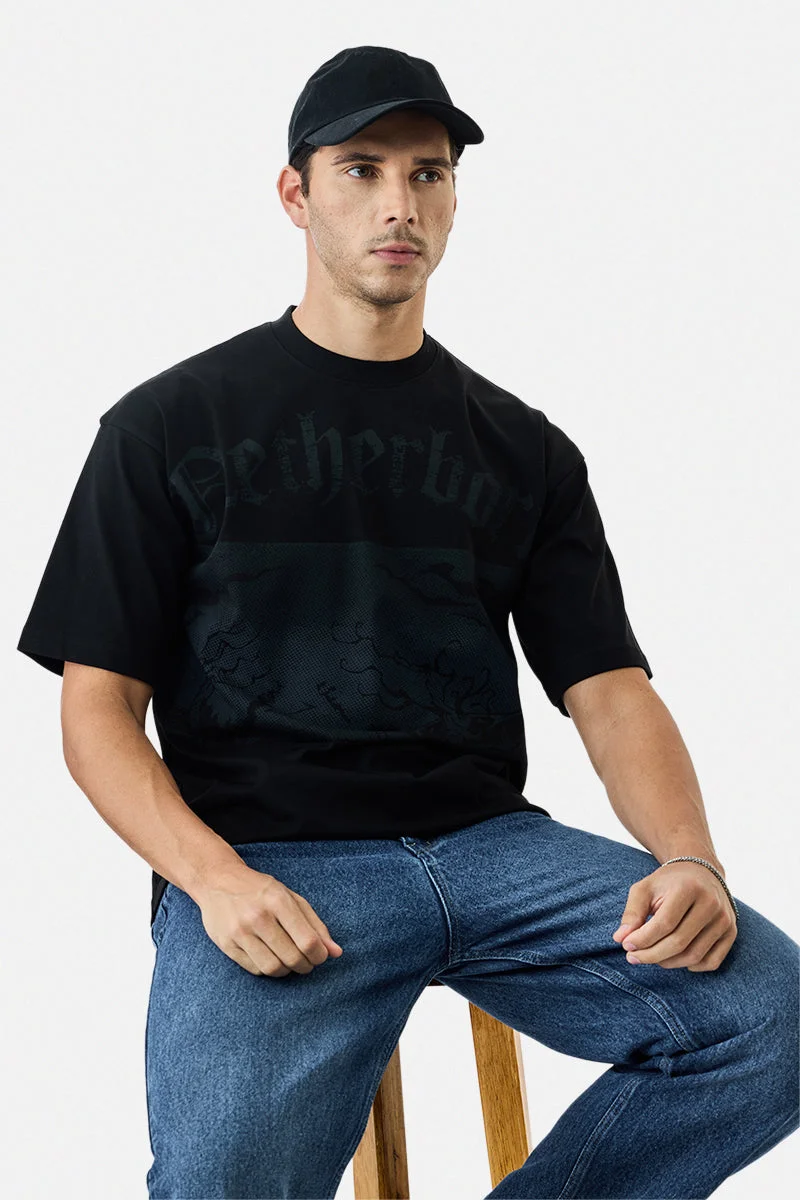 سنيتش Netherborn Box Fit Halloween T-Shirt